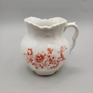 Rare Antique Burford Brothers Ironstone Creamer Pitcher East Liverpool Ohio